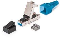 KELINE KE-FT45-C6AS RJ45 CAT6AS szerszám nélkül szerelh. Dugó (KE-FT45-C6AS)