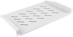 Lanberg 19" fix polc/tálca 1U/483x315mm 25kg maximum terhelhetőség szürke (AK-1008-S) - procompkft