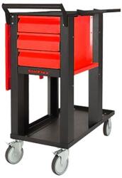 STALFLEX WT-3D-TIG-R 3 piros fiókos szerelőkocsi (WT-3D-TIG-R)