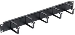 LEGRAND vízszintes rendezők - 2U, 19", gyűrűs, acél, csavaros rögzítés, vízszintes irányú (EHPM2UM) - procompkft