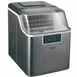 VOLTZ Ледогенератор Oliver Voltz OV51447D, 170W, 22кг/24ч, 3.2 л, 24 квадратни кубчета за цикъл работа, Инокс (OV51447D) - topmall Ледогенератор