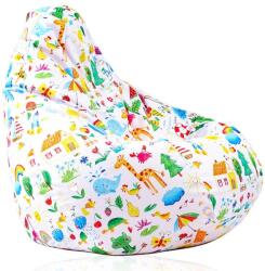 PUFRELAX Калъф за пуф круша, 220л. , Nirvana Hobbit - A Colourful World (COVER_PUF-G-NH-TEXP-LUC) - topmall
