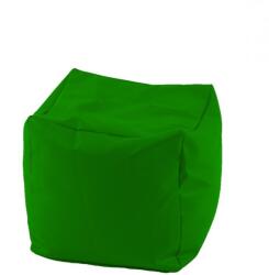 PUFRELAX Пуф, 100л. , Табуретка Куб XL, Panama Green, Водоустойчив, Перящ се калъф, Пълнеж от Полистиролни перли (PUF-G-CXL-PEX-GR) - topmall