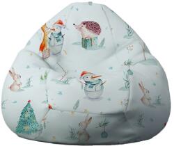 PUFRELAX Калъф за пуф круша, 520л. , Nirvana Gigant - Winter Wonderland (COVER_PUF-G-NGG-TEXP-WON) - topmall