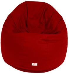 PUFRELAX Пуф, за деца, 210л. , Relaxo - Panama Red, Водоустойчив, Перящ се калъф, Пълнеж от Полистиролни перли (PUF-G-R-PEX-RED) - topmall