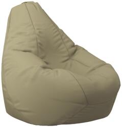 PUFRELAX Пуф, круша, 220л. , Nirvana Hobbit - Teteron Beige, За открито, Перящ се калъф, Пълнеж от Полистиролни перли (PUF-G-NH-TEX-CRE) - topmall