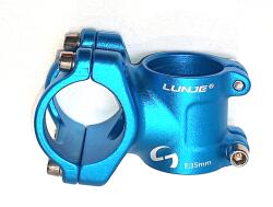 BIKESPORT Компонент за велосипед Bikesport, Stem 31.8-35mm, blue Колчета за Кормило за велосипед и лапи, 28057 (AM6048)