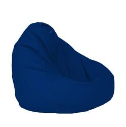 PUFRELAX Пуф, круша, 320л. , Nirvana Grande Teteron Blue, За открито, Перящ се калъф, Пълнеж от Полистиролни перли, 8047 (PUF-G-NGR-TEX-BLURY) - topmall