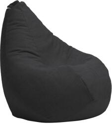PUFRELAX Калъф за пуф круша, 160л. , Nirvana Light - Eerie Black (COVER_PUF-G-NL-PT-ERBL) - topmall