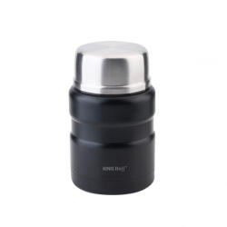 Kinghoff Термос за храна Kinghoff KH 1459, 500 мл, Инокс, Нечуплив, Черен (9999KH1459) - topmall