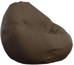 PUFRELAX Пуф, круша, 320л. , Nirvana Grande - Chocolate, PU кожа, Пълнеж от полистиролни перли, 8050 (PUF-G-NGR-PU-CHO) - topmall
