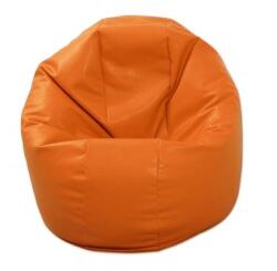 PUFRELAX Пуф, за деца, 210л. , Relaxo - Orange, Еко кожа, Пълнеж от Полистиролни перли, 8106 (PUF-G-R-ML-OR-k) - topmall