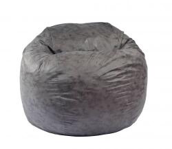PUFRELAX Пуф, Барбарон 800л. , King Size XL - Smoke Grey, Перящ се калъф, Трансформира се в легло, Пълнеж с микс от мемори пяна и дунапрен, Гама Premium (PUF-M-KXL-PT-MNGRE) - topmall