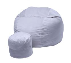 PUFRELAX Комплект, Барбарон с табуретка за крака, 500л (puf-m-mo-ph-sn) - topmall