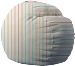 PUFRELAX Барбарон 600л. King Size, Candy Stripes, Перящ се калъф, Пълнеж с микс от мемори пяна и дунапрен, Принт (PUF-M-K-TM-CDS) - topmall