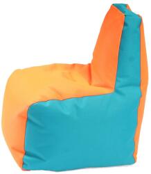 PUFRELAX Пуф стол за деца 2-8 г. , 120л. Sunlounger Junior - Panama Risen Shine, Водоустойчив, Перящ се калъф, Пълнеж от Полистиролни перли (PUF-G-SJ-PEX-RIS) - topmall