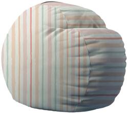 PUFRELAX Барбарон 400л. Matusalem, Candy Stripes, Перящ се калъф, Подходящ за деца, Пълнеж с микс от мемори пяна и дунапрен, принт (PUF-M-M-PTM-CDS) - topmall
