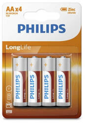 Philips ELEM LONGLIFE AA 4-BLISZTER R6L4B/10 (R6L4B/10) - mione