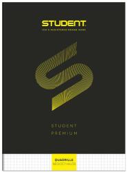 ICO Füzet kockás ICO Student Black Prémium A/4 80 lapos 7500107006 (7500107006)