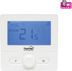 Somogyi Elektronic Home THES25WWIFI vezeték nélküli szobatermosztát, smart, hordozható és falra szerelhető, Wi-Fi kapcsolat, programozható, ablaknyitás érzékelés, fehér