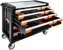 NEO TOOLS Műhelykocsi PRO, 12 fiókos, 229 szerszámmal, szerszámkocsi (84-225-G)
