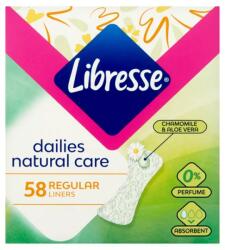 Libresse Tisztasági Betét Natural-Parfümmentes, Aloe és Kamilla kivonattal 58db