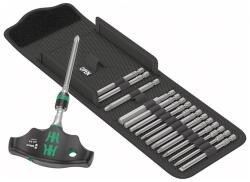 Wera Surubelnita cu biti Wera Kraftform Kompakt 400 RA Set 1, maner in T, PH/PZ/TX/HEX/SL, 16 bit (05023471001) Surubelnita
