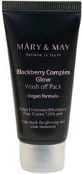 Mary & May Mary and May Blackberry Complex Glow Wash Off Pack Mască de față luminoasă cu argilă 30 g Masca de fata