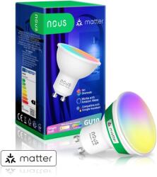 NOUS P8 okos Tuya Wi-Fi RGB izzó (GU10 foglalat), Matter kompatibilis - okosotthon