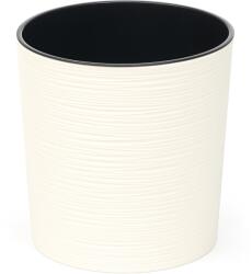 Lamela MALWA DLUTO virágcserép, 30 cm átmérő, 30, 5 cm magas, krémszín (1310006678)