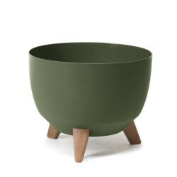 Lamela ROMA ECO O 40 cm, zöld, lábas kaspó (MAT33539)