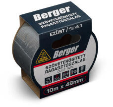 Berger Szöveterősített ragasztószalag Duct Tape 48mmx10m ezüst Berger (200101-4054)