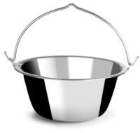 Perfect Home Rozsdamentes bogrács 30 liter szegecselt fül nehéz (13958)