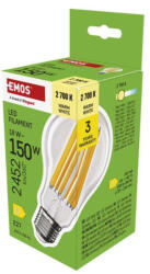 EMOS ZF5D82 150 W / 2452 lm / Meleg fehér LED izzó Filament A70 / E27 / 18 W