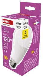EMOS ZQ5E73 120 W / 1901 lm / Természetes fehér LED izzó Classic A70 / E27 / 16 W