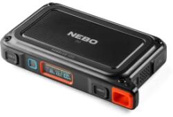 Nebo Rambler PS100, PowerBank, 95, 9 Wh, 2x USB-A (2, 4 A), 1x USB-C PD (45W), szolárpanel kompatibilis, 385 lm lámpa (NEB-PST-0004-G) (NEB-PST-0004-G)