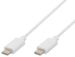 USE Home töltőkábel, USB-C/USB-C, QC, PD, 60 Wmax, 1m, 3A, adatkábel, 480 Mbps (USBCC 60) (USBCC 60)