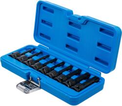BGS technic Ütvecsavarozó bitdugókulcs készlet, 1/2", T-Star (Torx) T20-T70, 9db (BGS-5480)