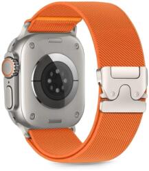 Tech-Protect Nylon Clasp óraszíj Apple Watch 42mm(S1-S3)/44mm/45mm/46mm/49mm készülékhez narancs (150611)