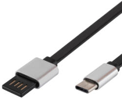 USE Home töltőkábel, USB-A/USB-C, fordítható USB-A, 2m, 2, 1A, adatkábel (USBF C2)