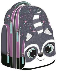 St. Majewski Bambino - Mosómedvés ergonomikus iskolatáska, hátizsák - 2 rekeszes - Racoon (663659) (663659)
