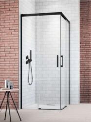 Radaway Idea 8 Black KDD szögletes fekete zuhanykabin 110B+80J (10370110-54-01L+10370080-54-01R)