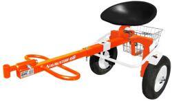 Ruris Accesoriu Tractat pentru Motosapa Ruris Navigator 88 Roti Cauciuc Cos Depozitare Portocaliu (18812019)