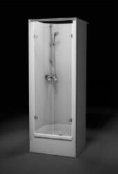 Apollo ZK813-180-G Shower cabin with glass door, including tray _ ZK813-180-G üvegajtós zuhanykabin, tálcával (ZK813-180-G)