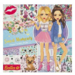 Regio Toys Besties: Sweet Moments mintás színes lapok - 25 x 25 cm (90775) - aqua
