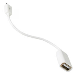 Somogyi Elektronic Home microUSB OTG kábel, USB-A aljzat, microUSB-B dugó, 2, 1A, 16cm, 480 Mbps (SA 044)