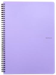 KARTON P+P Caiet spirală cu riglă PASTELINI A/4 60 pagini violet 8-070 (8-070)