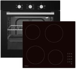 TESLA BO600SB beépíthető sütő + Tesla HV6402MB beépíthető kerámia főzőlap - 5 ÉV GARANCIA (BO600SB / HV6402MB)