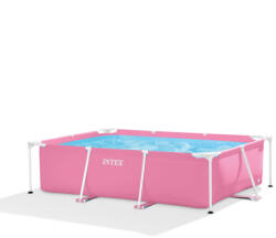 Intex Metal medence 220 x 150 x 60 cm, rózsaszín (28266) (i28266)