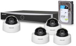 HikVision Sistem supraveghere IP interior basic Hikvision 4INTIR30-4MP-V2-HDD, 4 camere, 4 MP, IR 30 m, 2.8 mm, PoE, HDD 1 TB (SIS-HK-IP-4INTIR30-4MP-V2-HDD)